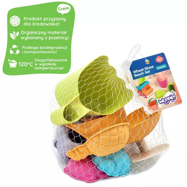 Žalias smėlio rinkinys su priedais