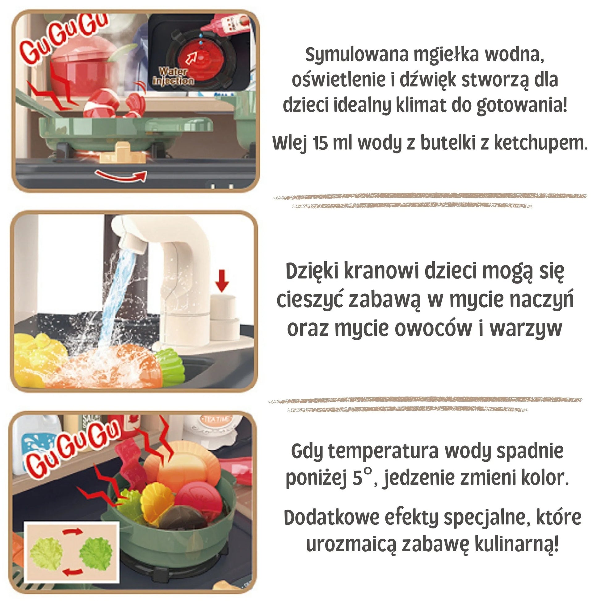 Woopie interaktyvi virtuvė vaikams – 88 dalių