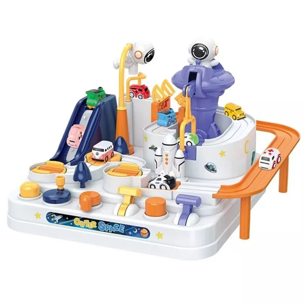 Interaktyvus kliūčių ruožas automobiliams „Astronauto nuotykis“