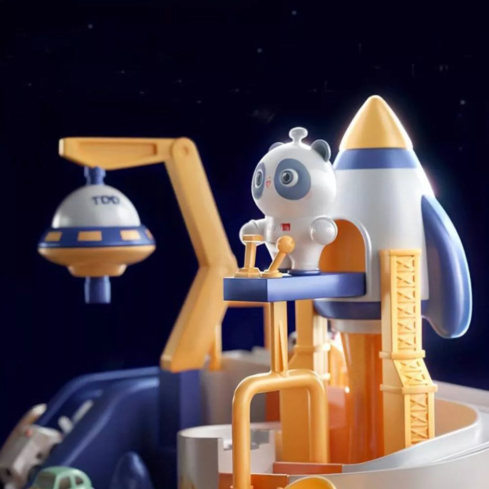 WOOPIE interaktyvi automobilių trasa „Pandos kosmoso nuotykiai“