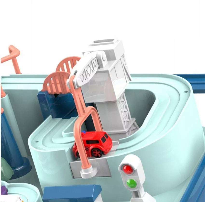 WOOPIE interaktyvi automobilių trasa „Automobilių nuotykiai“