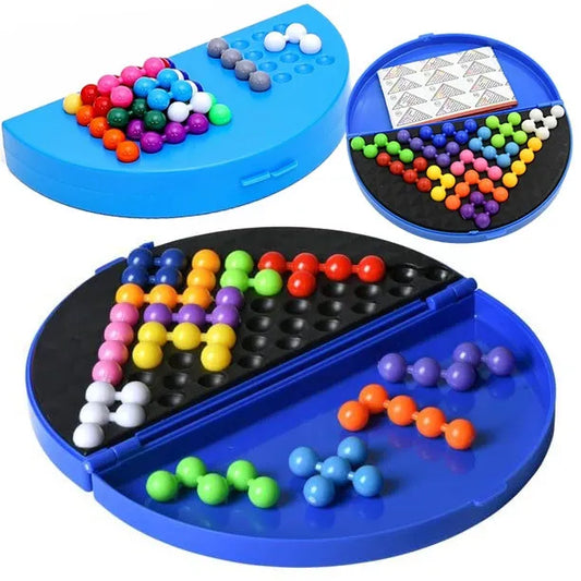 Woopie IQ Puzzle – loginė 2D/3D galvosūkio dėlionė su užduočių kortelėmis