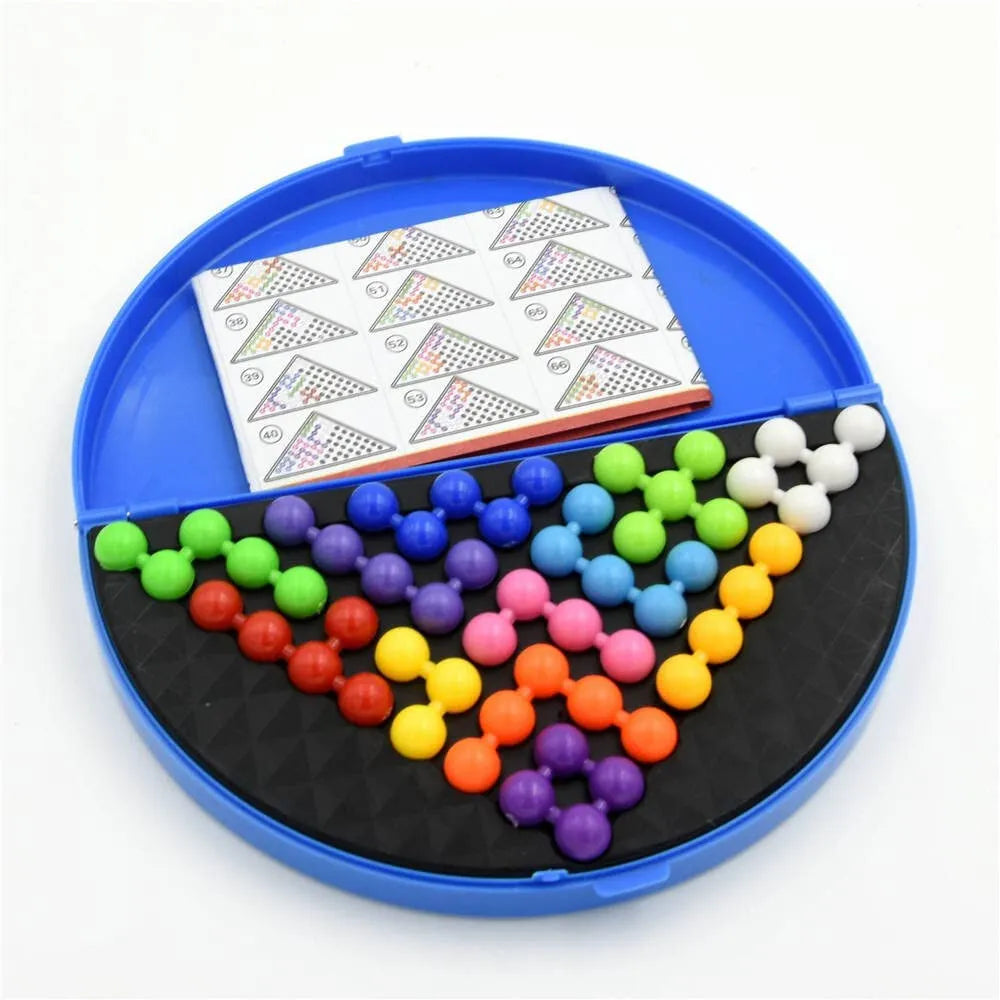 Woopie IQ Puzzle – loginė 2D/3D galvosūkio dėlionė su užduočių kortelėmis