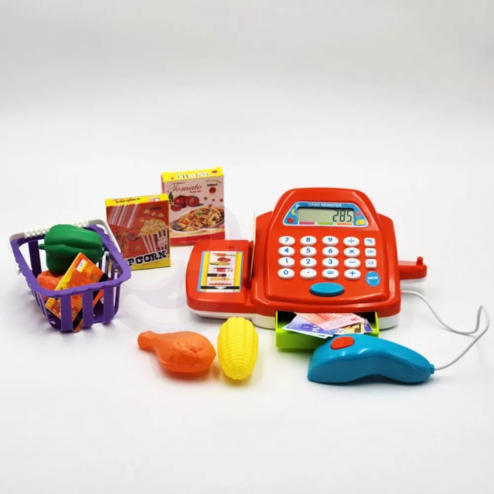 WOOPIE kasos aparatas su skaičiuotuvu ir priedais