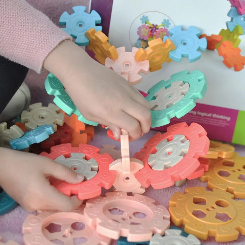 Konstrukcinės plokštelės – ežiukai 52vnt