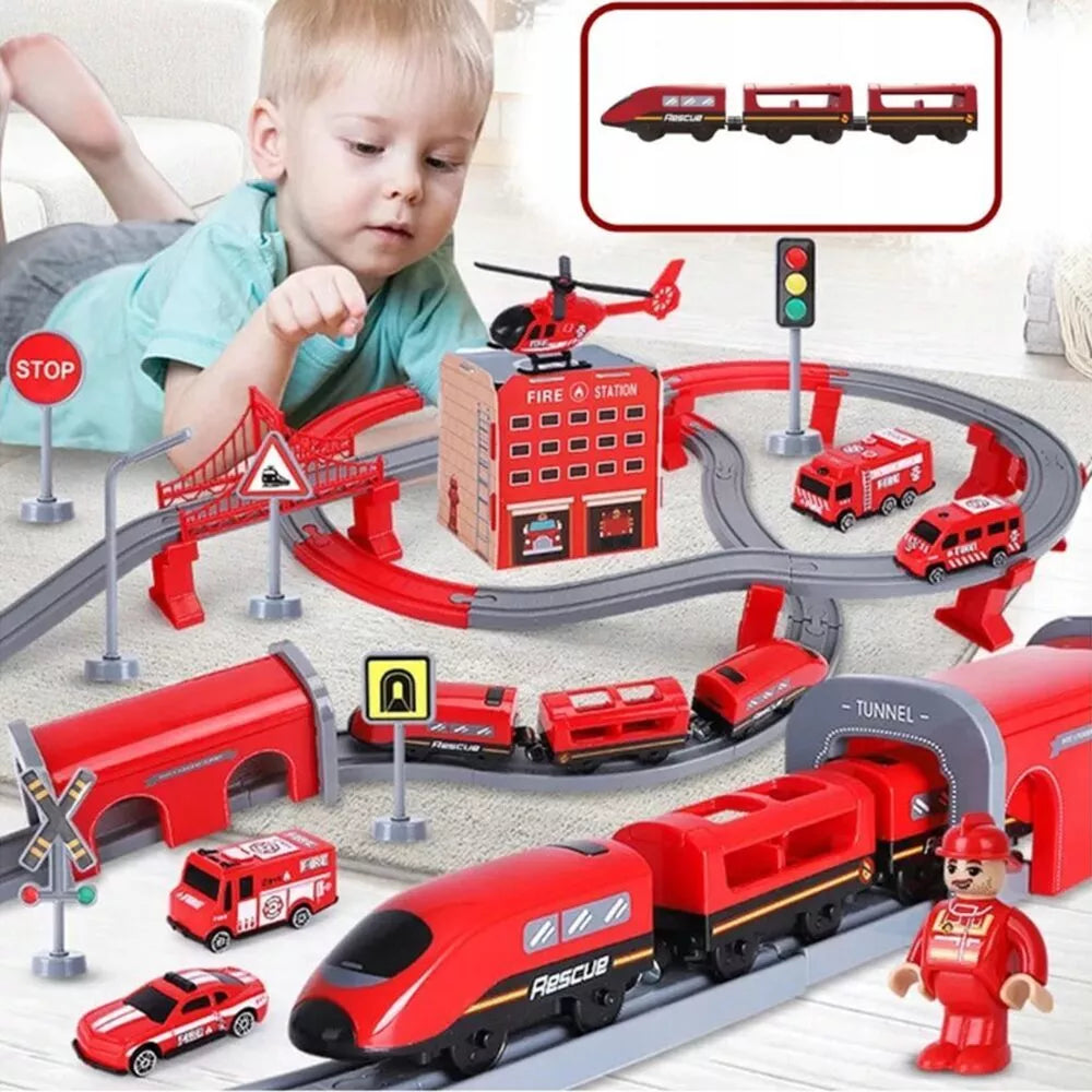 Elektrinis traukinys su priedais 92vnt