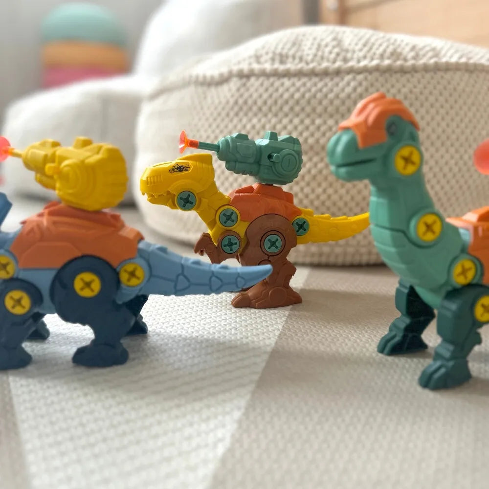 Woopie konstruktorius „Sukurk 3 dinozaurus“ su suktuvu