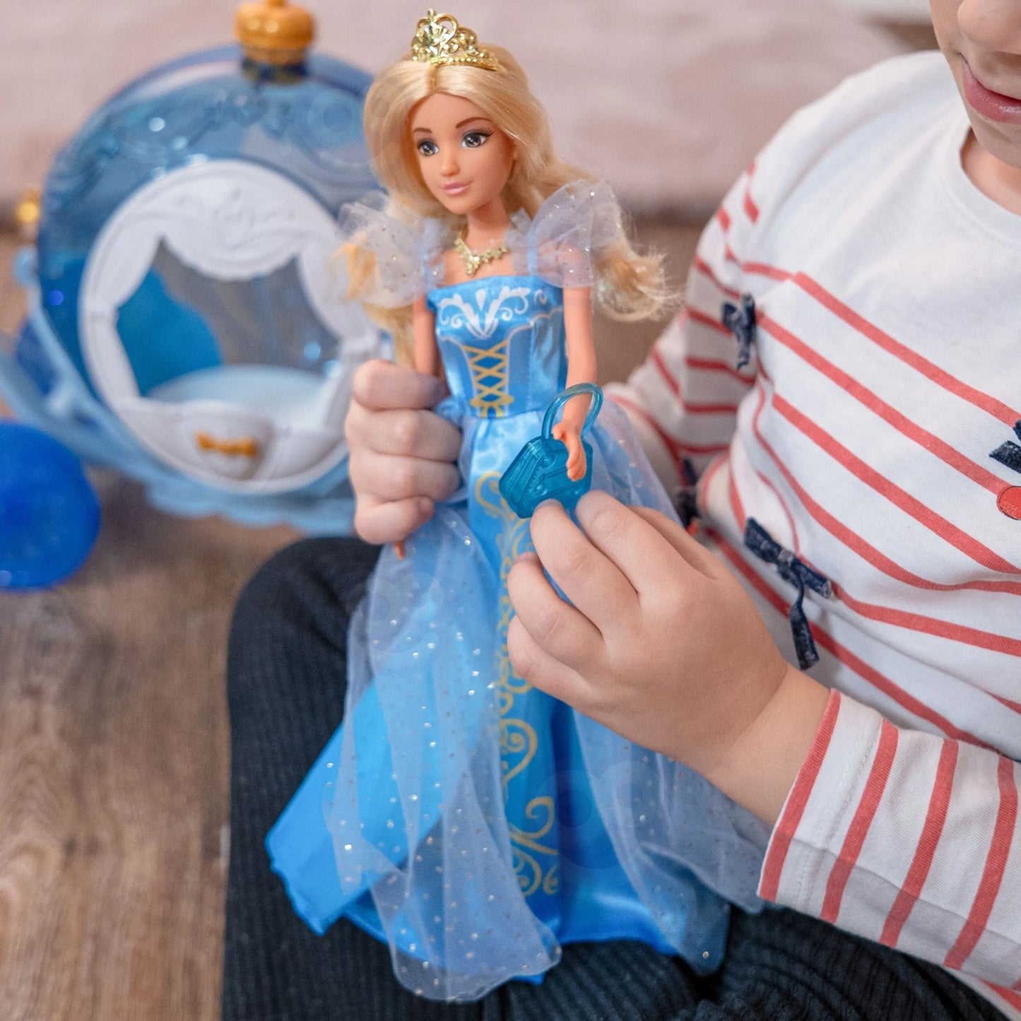Woopie ledo princesė su karieta