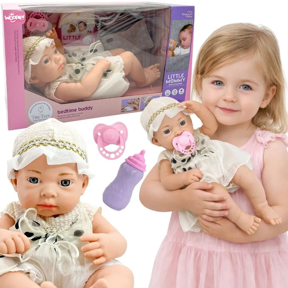 Woopie lėlė Little Mommy su priežiūros aksesuarais