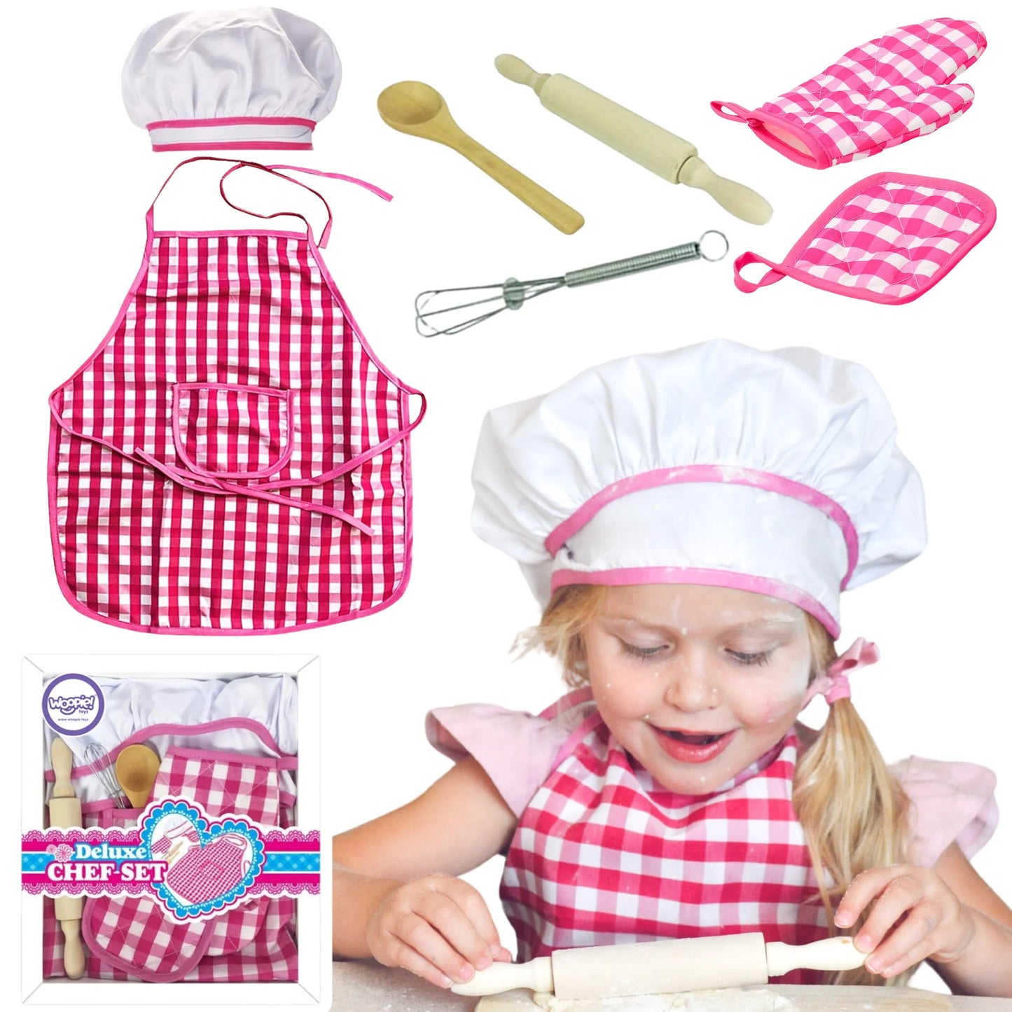 WOOPIE „Little Chef“ virtuvės rinkinys (7 vnt.)