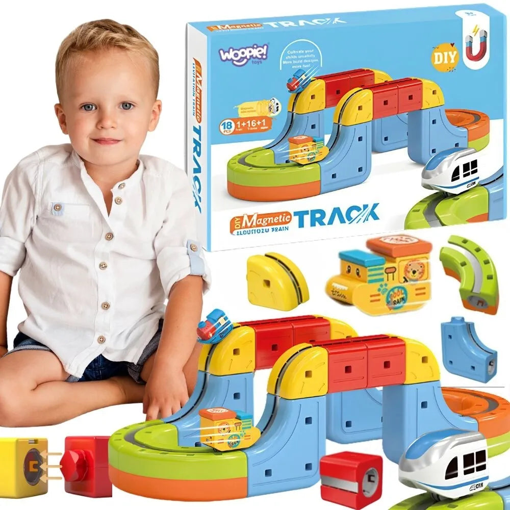 Woopie „Magnetinė antigravitacinė trasa“ (18 el.)