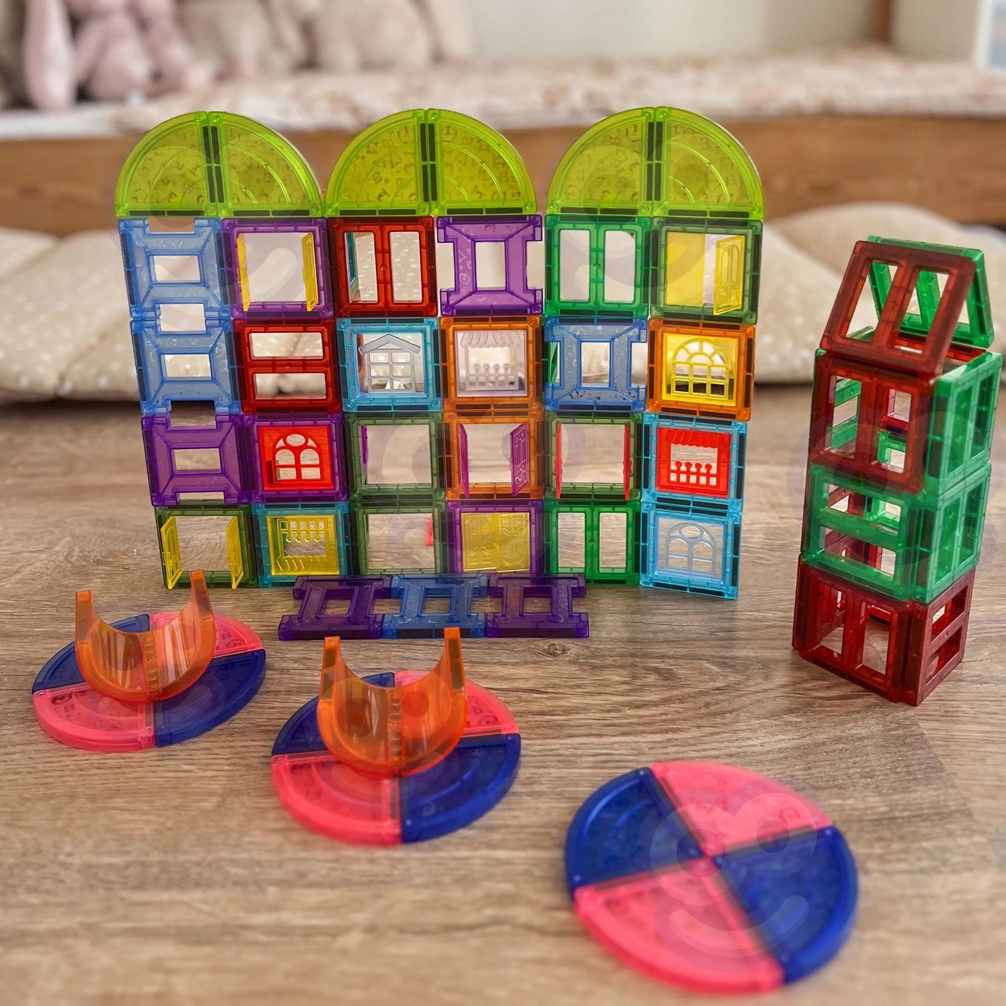 Woopie magnetiniai 3D konstruktoriai – 100 vnt.