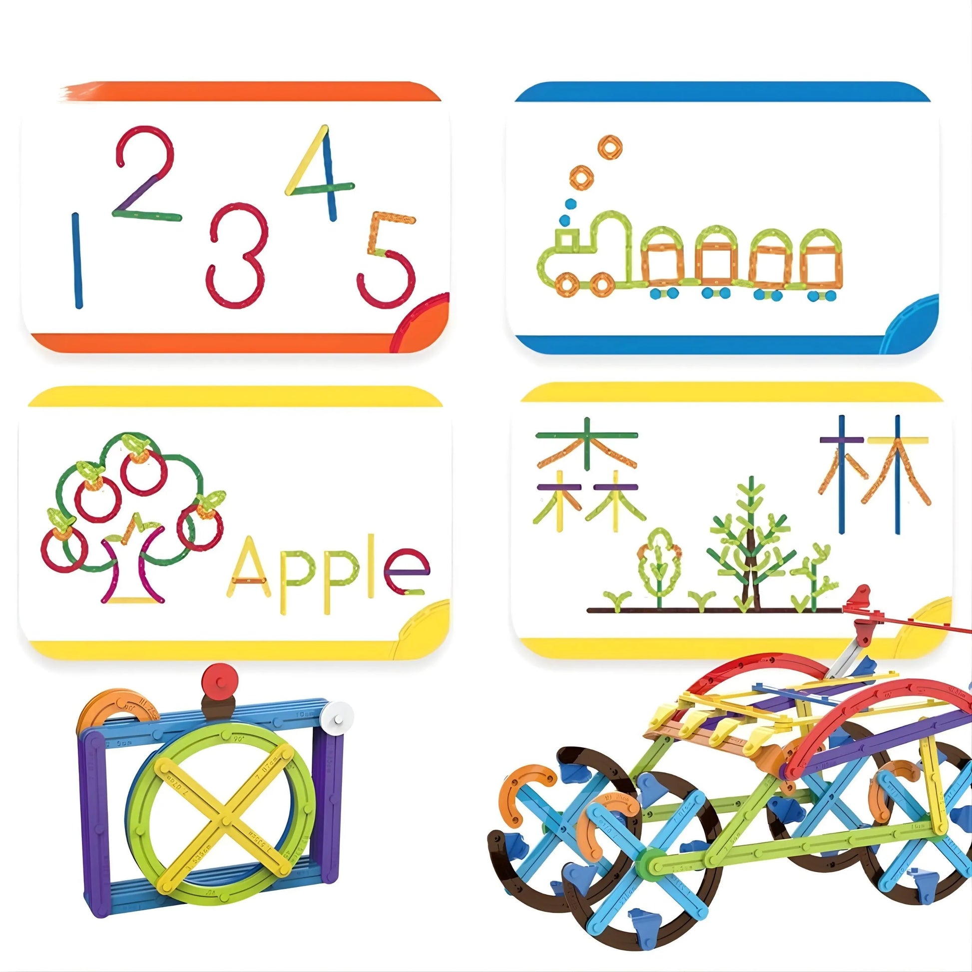 Woopie matematinis 3D konstruktorius – 155 dalių