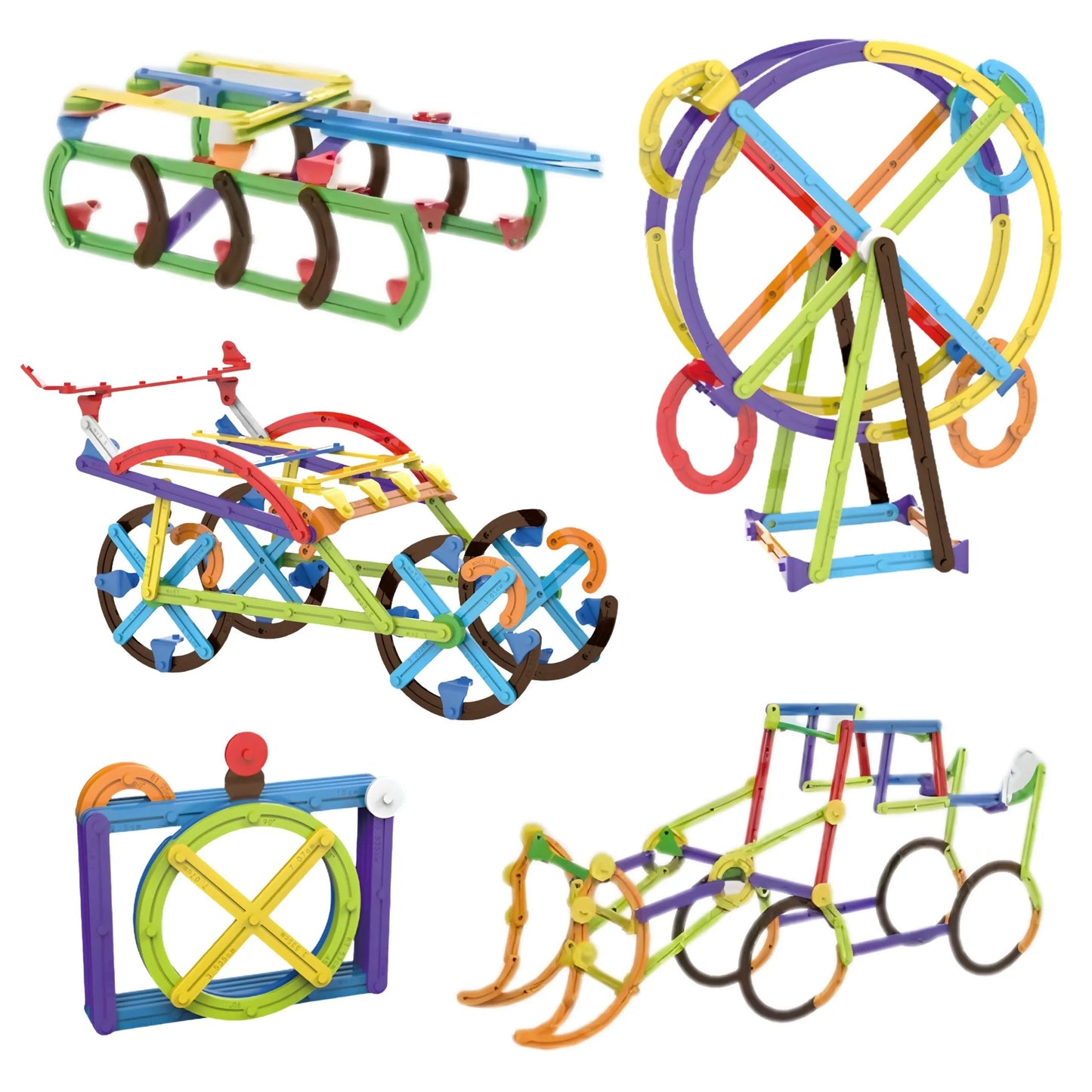 Woopie matematinis 3D konstruktorius – 155 dalių