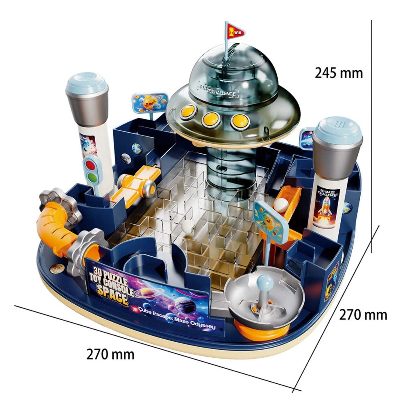 Woopie „Maze Odyssey“ – 3D labirinto konsolė su UFO kupolu