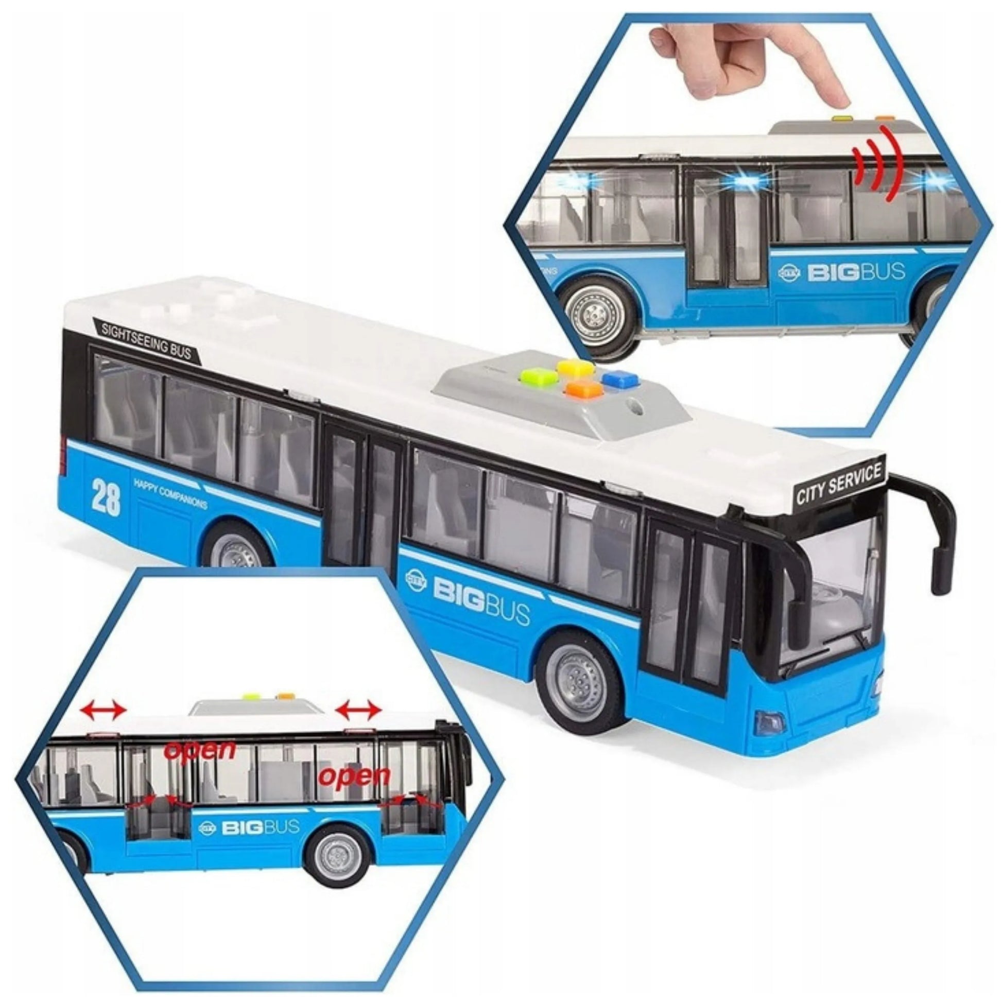 Woopie miesto autobusas 1:16
