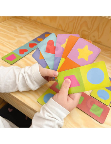 WOOPIE Montessori edukacinis žaidimas „Transportas ir gyvūnai“ – domino dėlionė