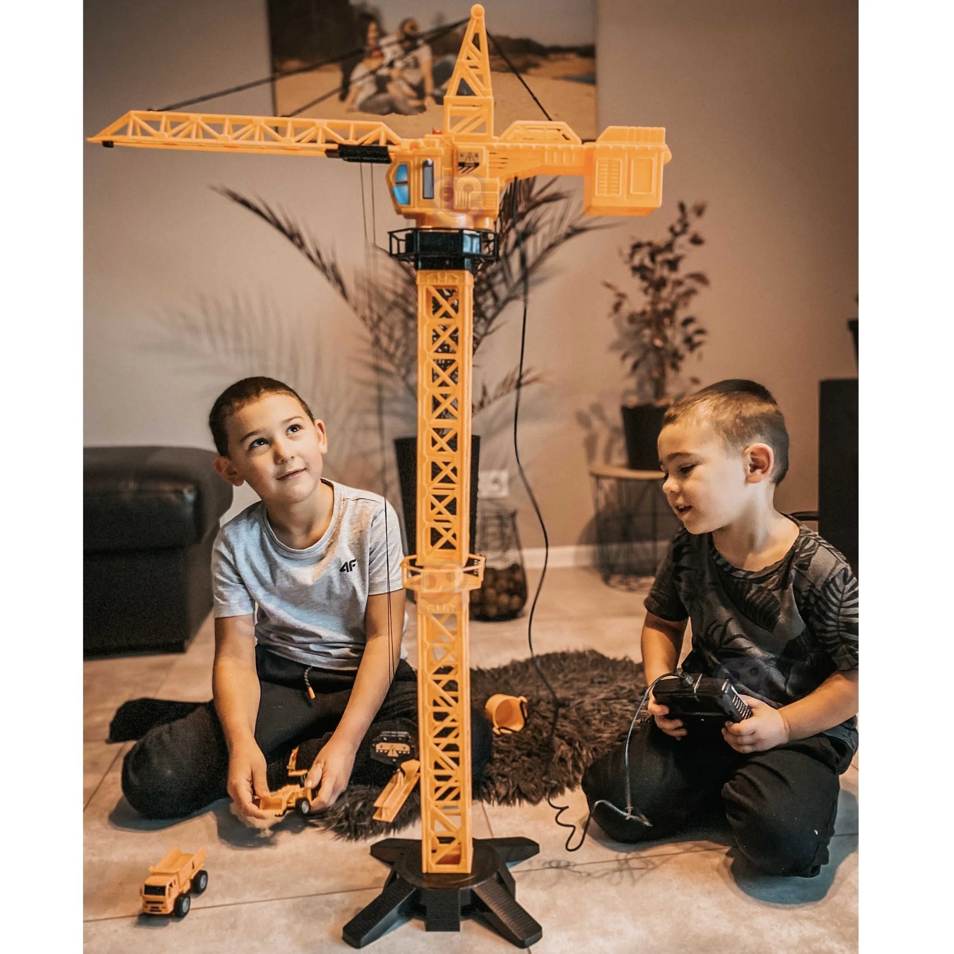 Woopie nuotoliniu būdu valdomas statybinis kranas su priedais (64–103 cm)
