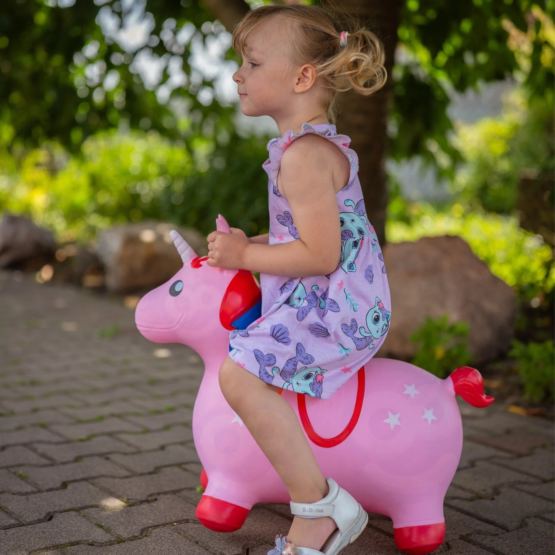 Woopie pripučiama šoklė „Vienaragis“ su pompa (12m+)