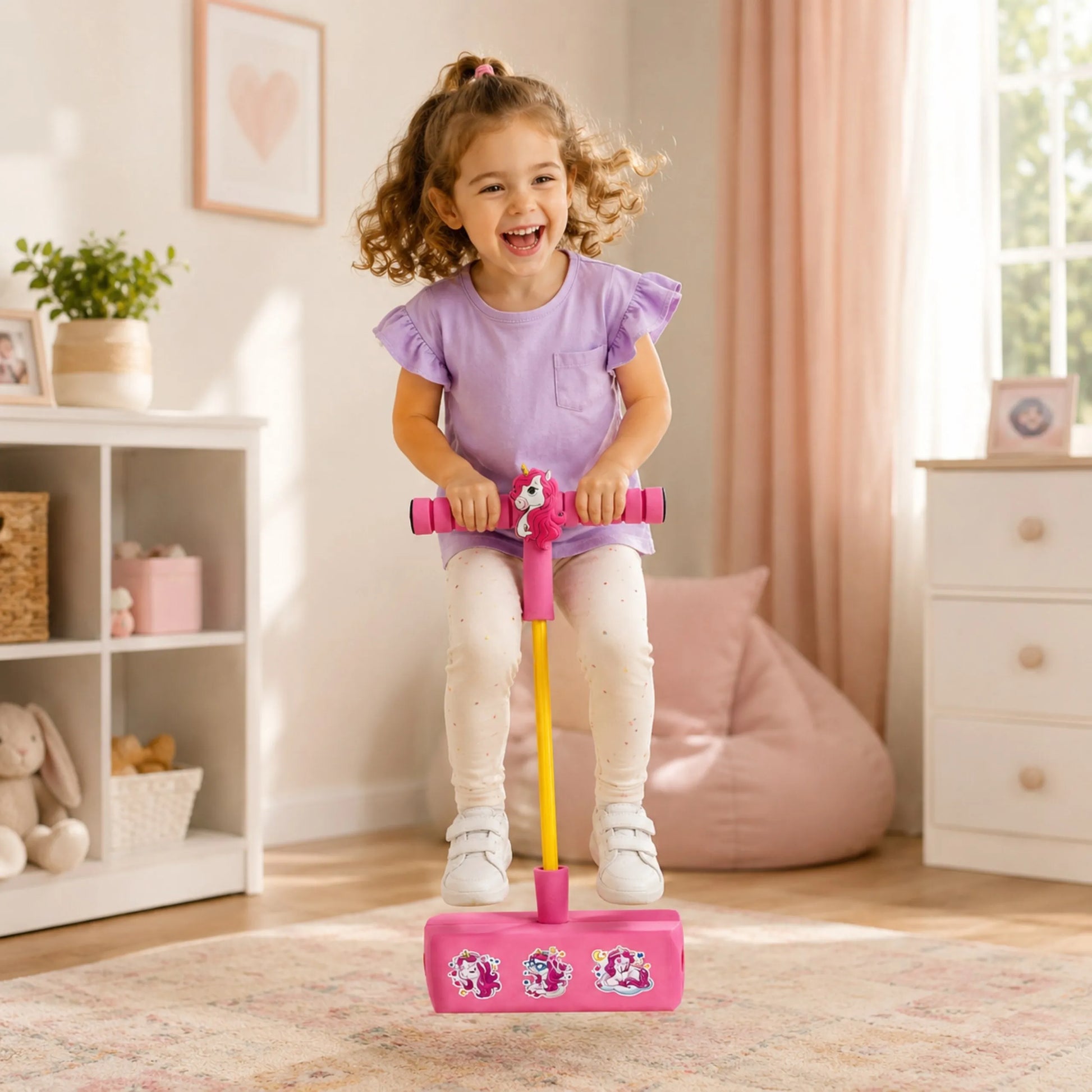 WOOPIE putų šuoliukas su elastingomis virvutėmis, 3+