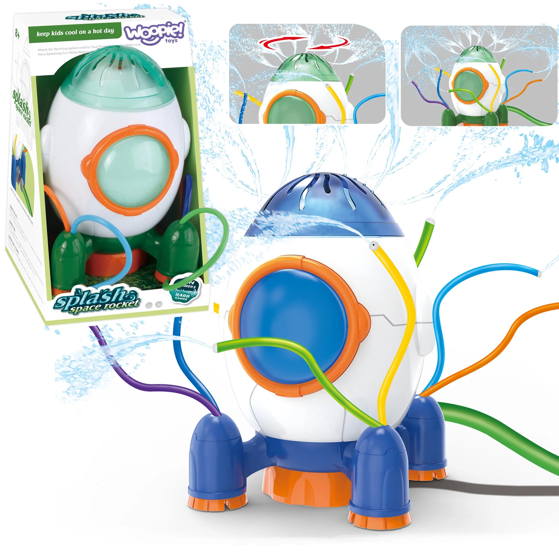 WOOPIE raketos formos vandens purkštuvas 2in1