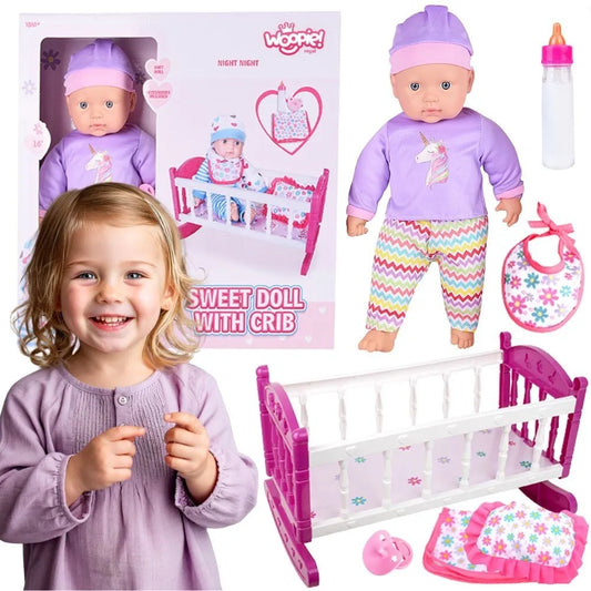 WOOPIE ROYAL XL kūdikio rinkinys su lopšiu ir maitinimo priedais
