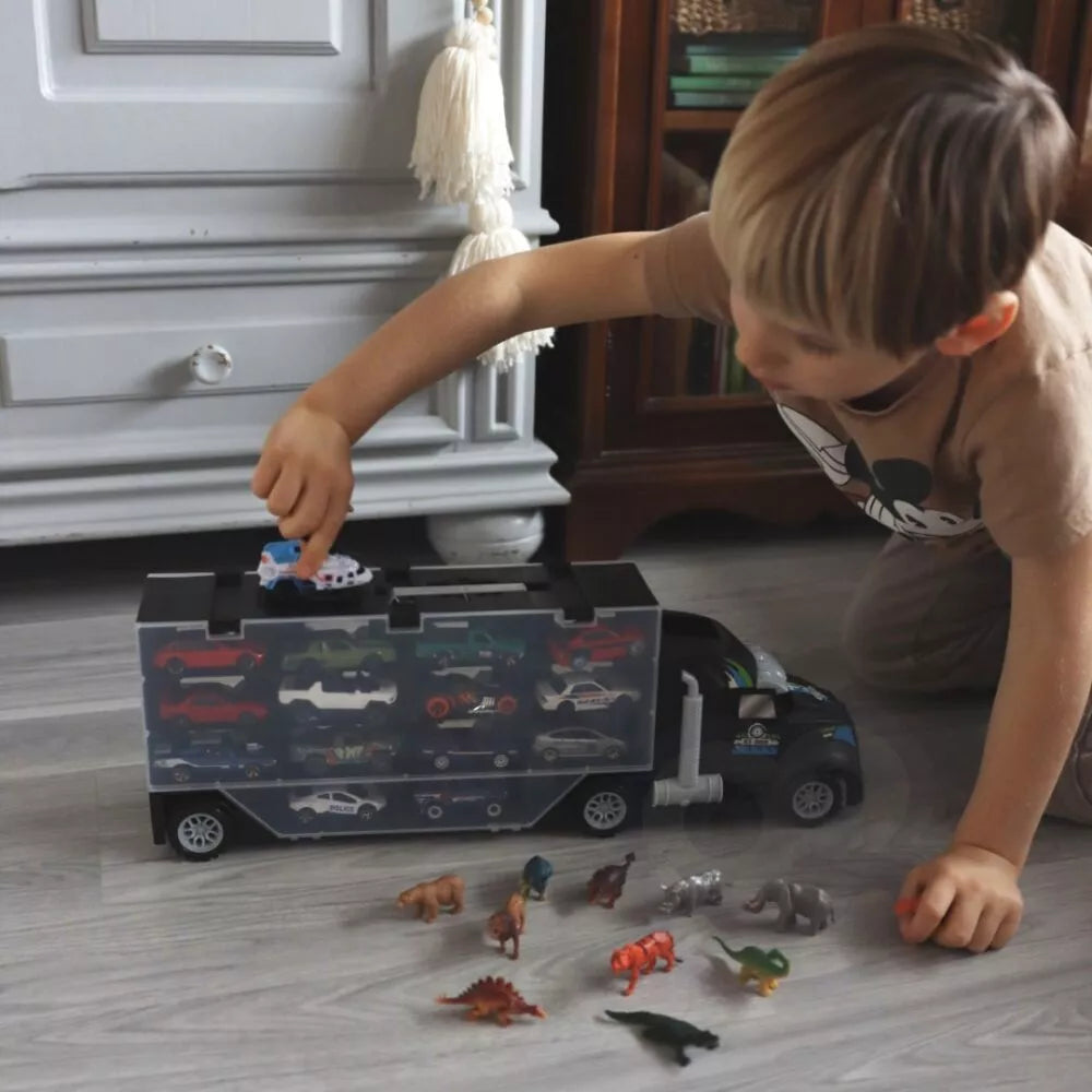 Automobilių vežėjas dinozaurų sunkvežimis