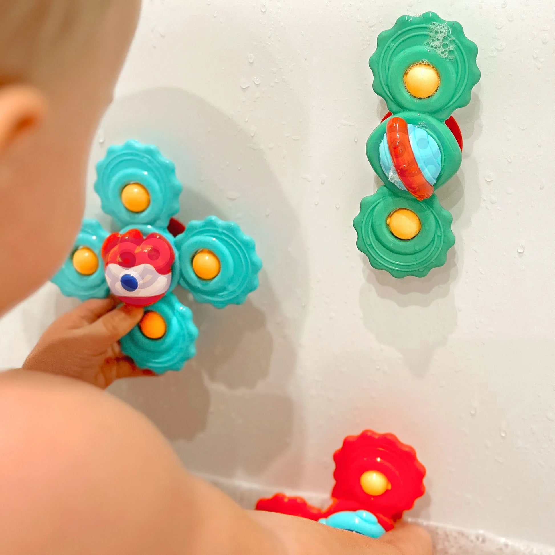 Woopie sensoriniai spinnery su siurbtukais – 3 vnt., nuo 18 mėn.