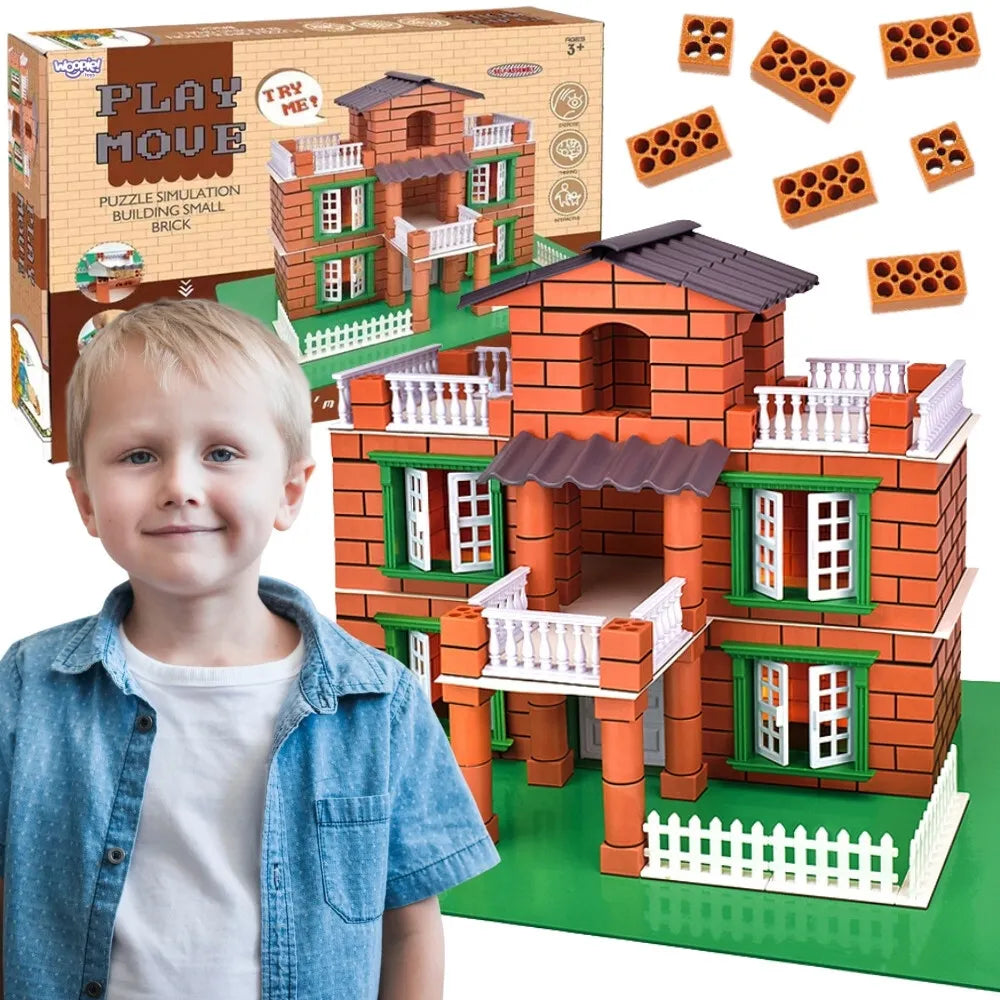 Woopie statybinis rinkinys „Vila iš plytelių“ (357el.)