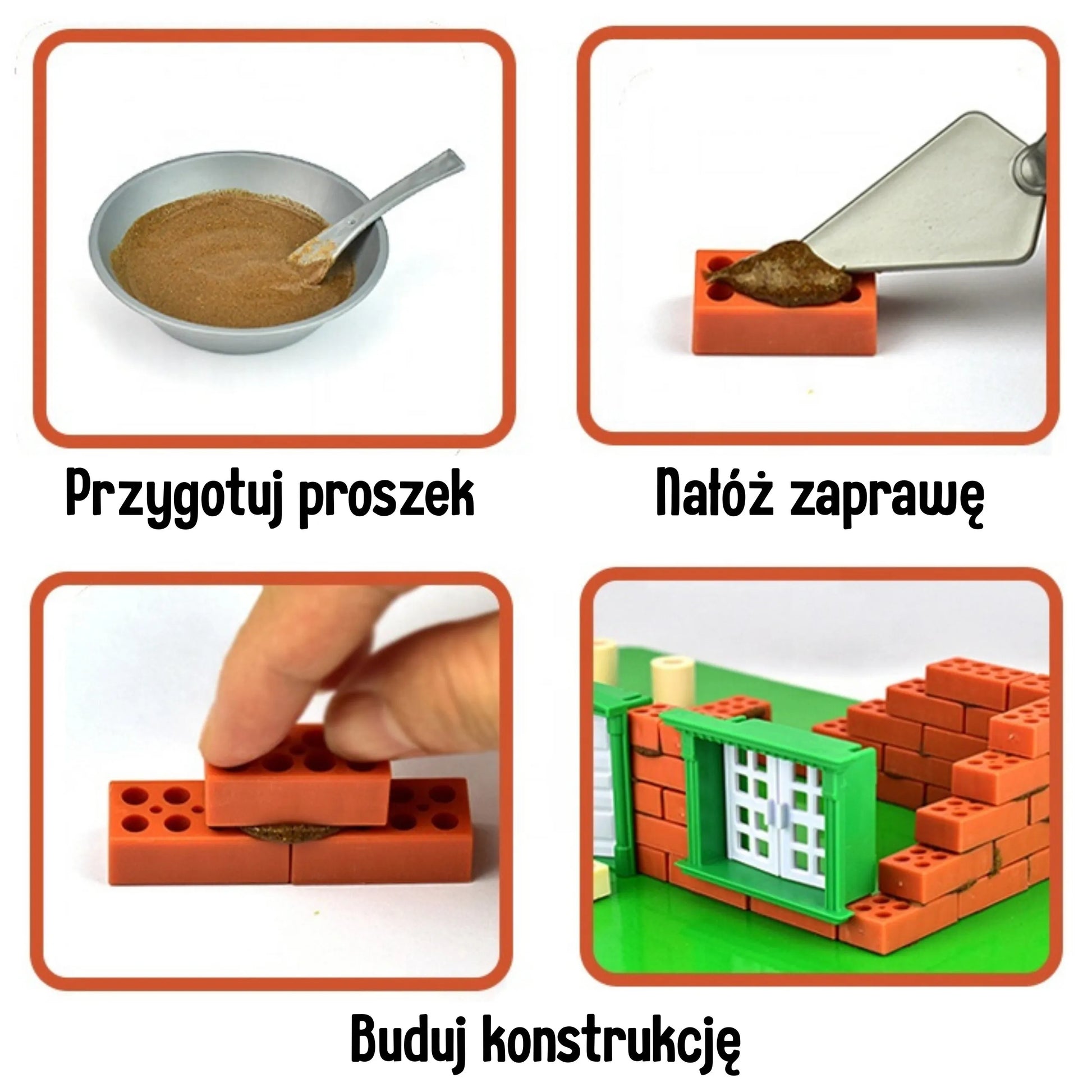 Woopie statybinis rinkinys „Vila iš plytelių“ (357el.)