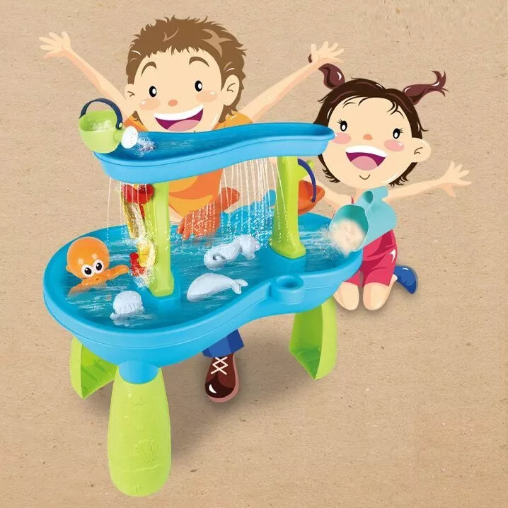 WOOPIE 2in1 vandens ir smėlio staliukas su kriokliu