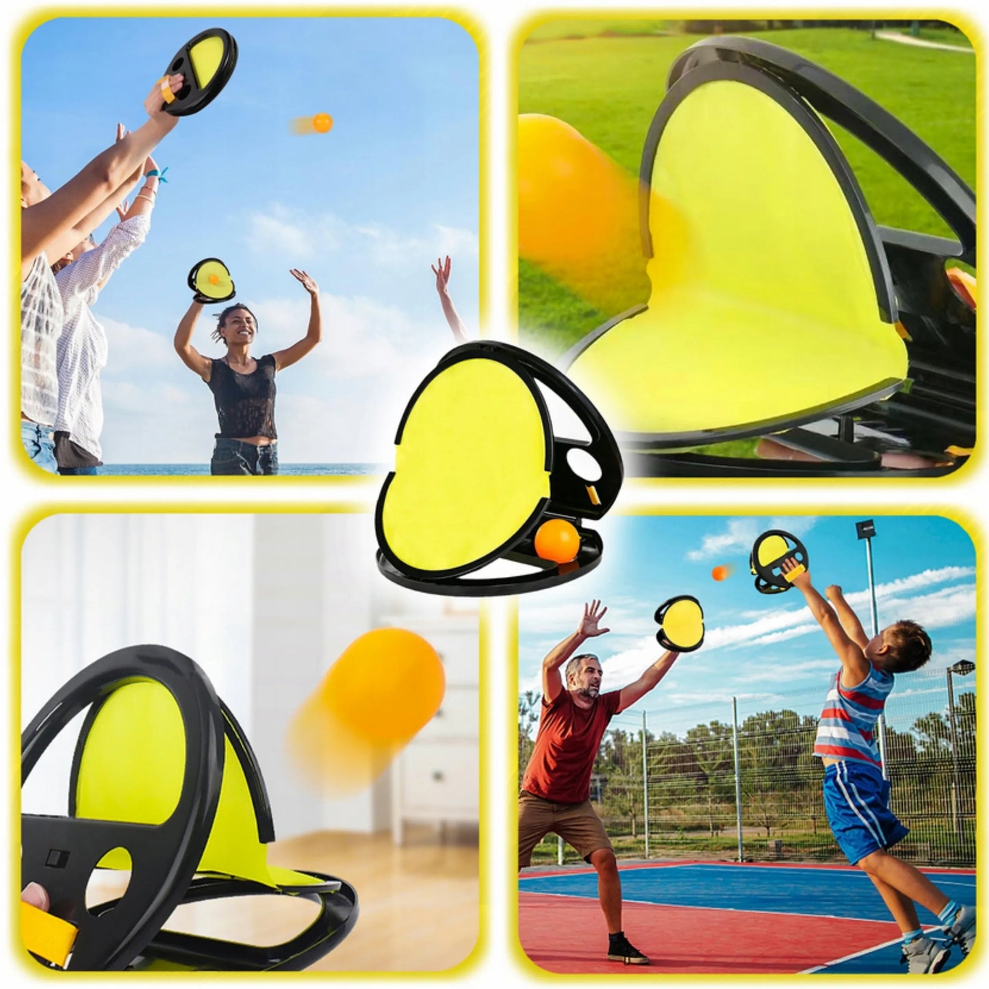WOOPIE „Throw & Catch“ – gaudymo ir metimo žaidimo rinkinys vaikams, 4+