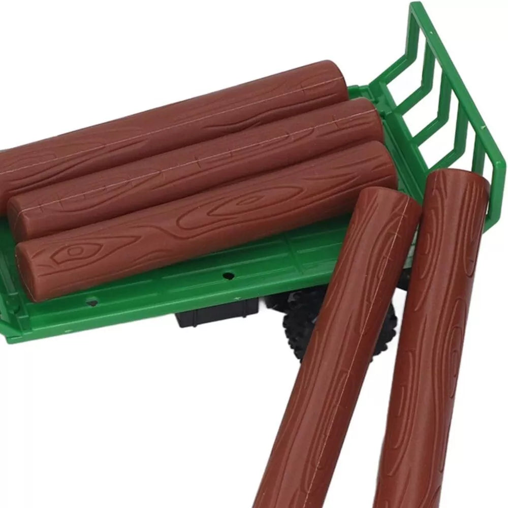 WOOPIE nuotoliniu būdu valdomas traktorius su priekaba