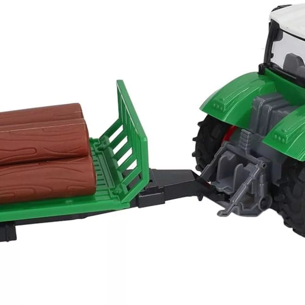 WOOPIE nuotoliniu būdu valdomas traktorius su priekaba