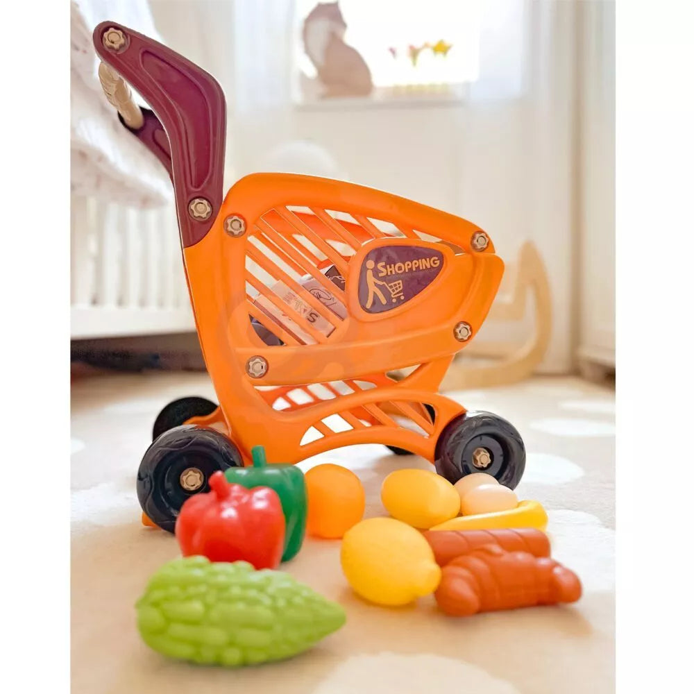 WOOPIE pirkinių vežimėlis vaikams, judančios dalys + 42 priedai