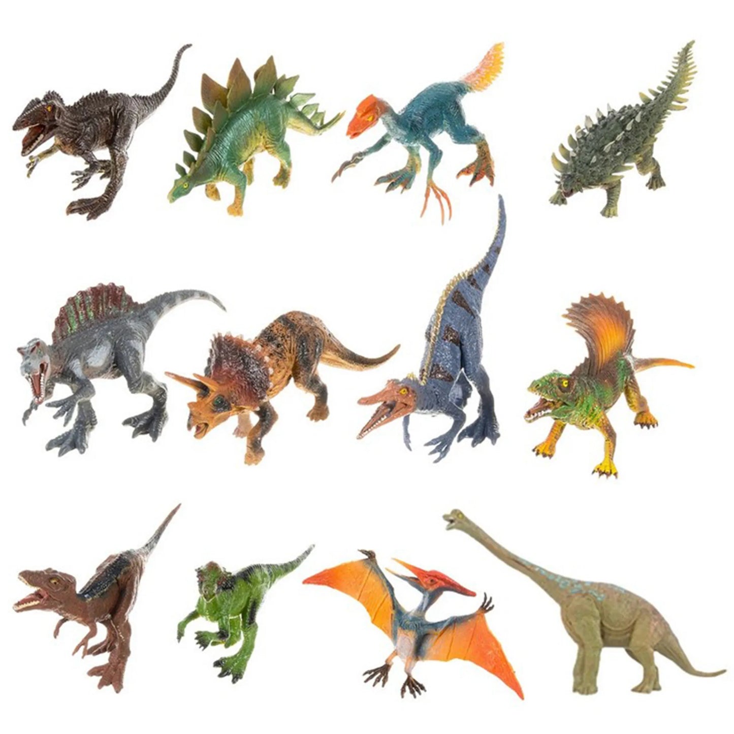 Woopie XXL dinozaurų rinkinys „Priešistorinis pasaulis“ (23 el.)