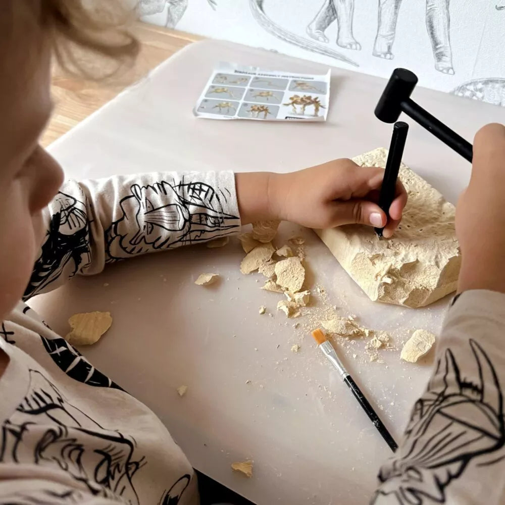 Dinozaurų skeleto archeologiniai kasinėjimai – dinozauras