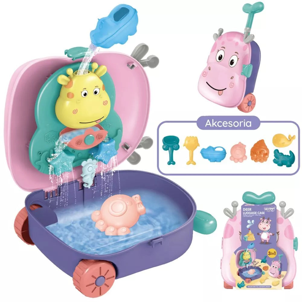 Smėlio rinkinys 3in1 – lagaminas elnias