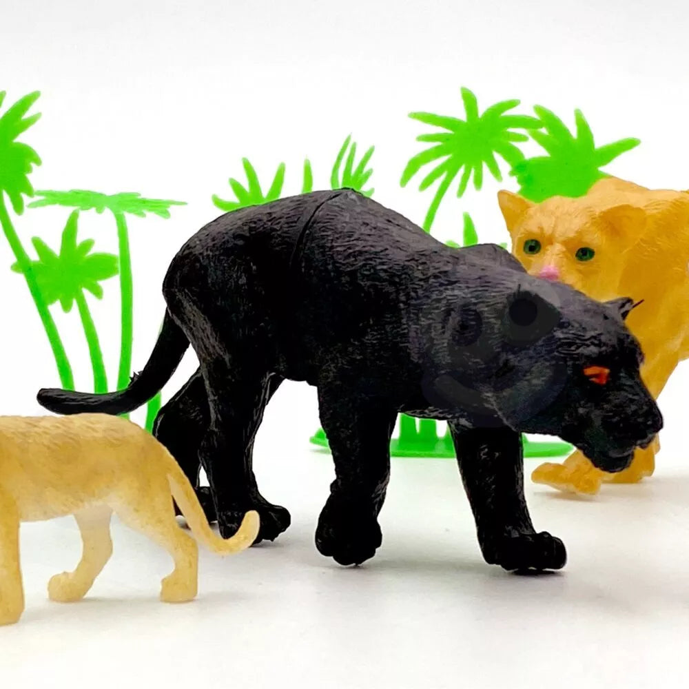 WOOPIE safario gyvūnų figūrėlių rinkinys, 34 vnt.