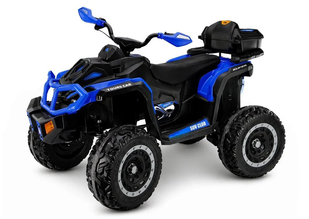XW‑08 mėlynas 4×4 12V keturratis