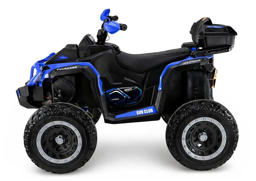 XW‑08 mėlynas 4×4 12V keturratis