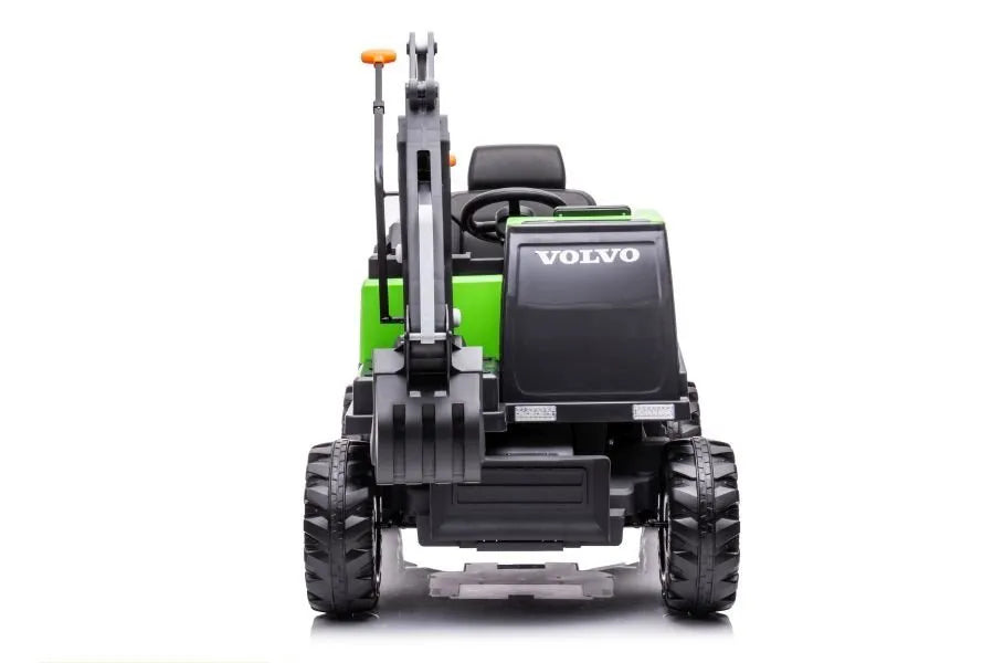 Žalias elektrinis ekskavatorius Volvo DK‑VE888 vaikams