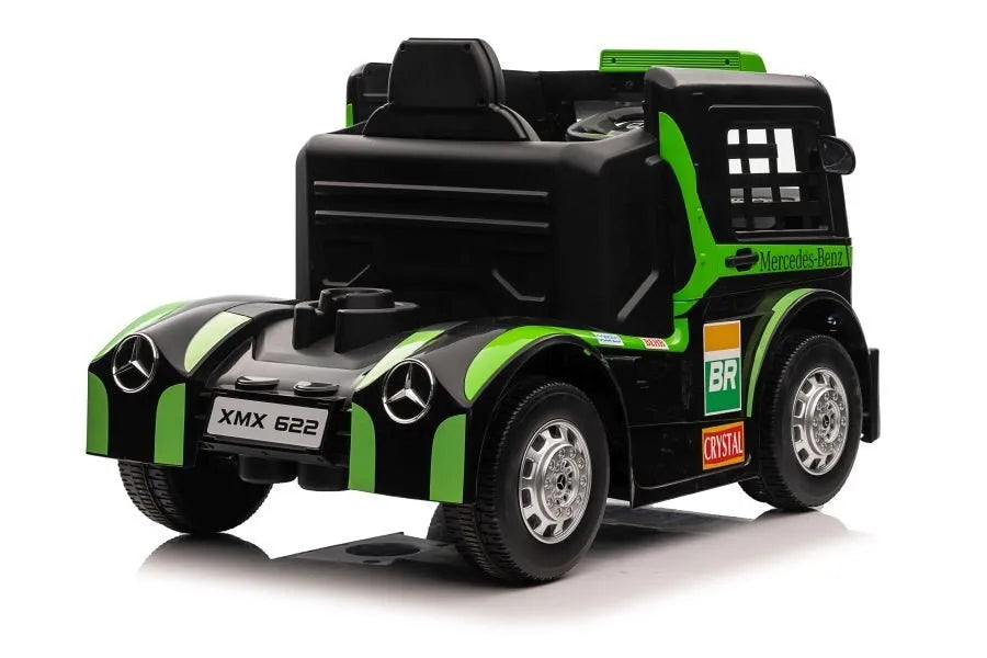 Žalias Mercedes XMX622 elektromobilis vaikams