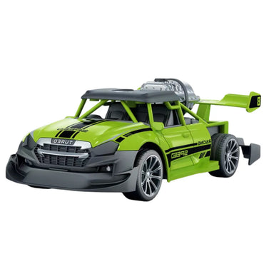 Žalias RC automobilis su dūmų efektu 1:20